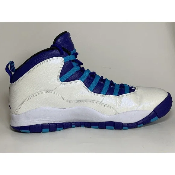 Nike Air Jordan 10 Retro Charlotte Hornets 2016 310805-107 Size 12